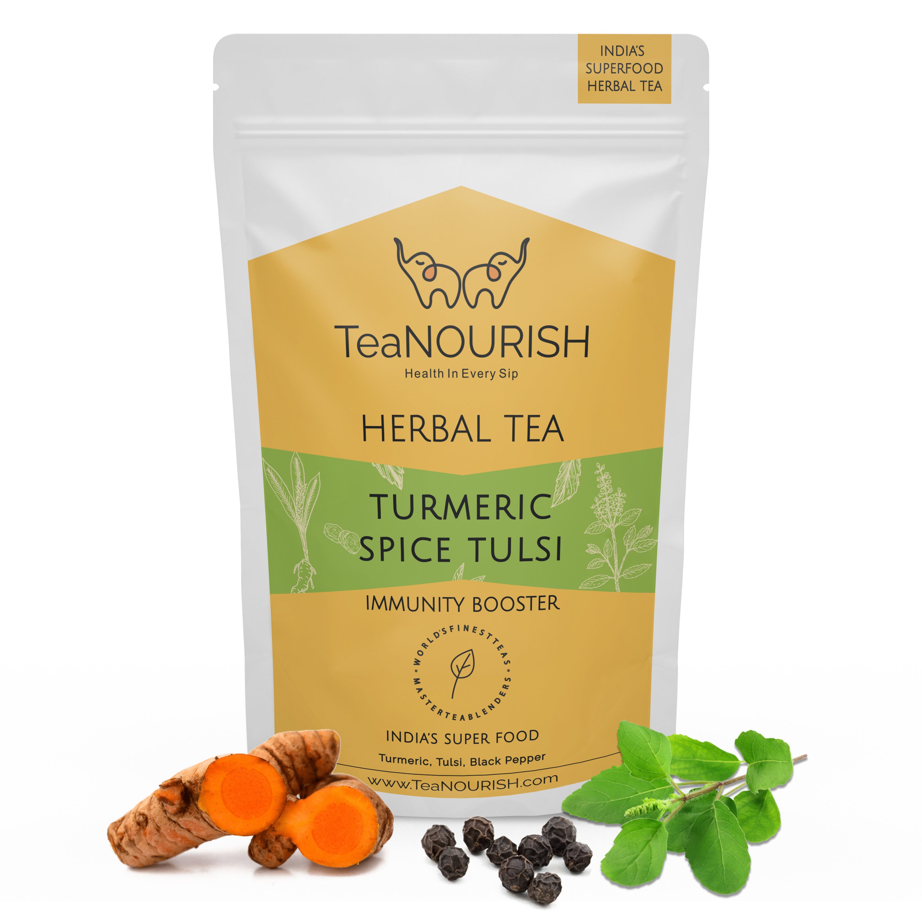 Turmeric Spice Tulsi Herbal Tea Product Picture