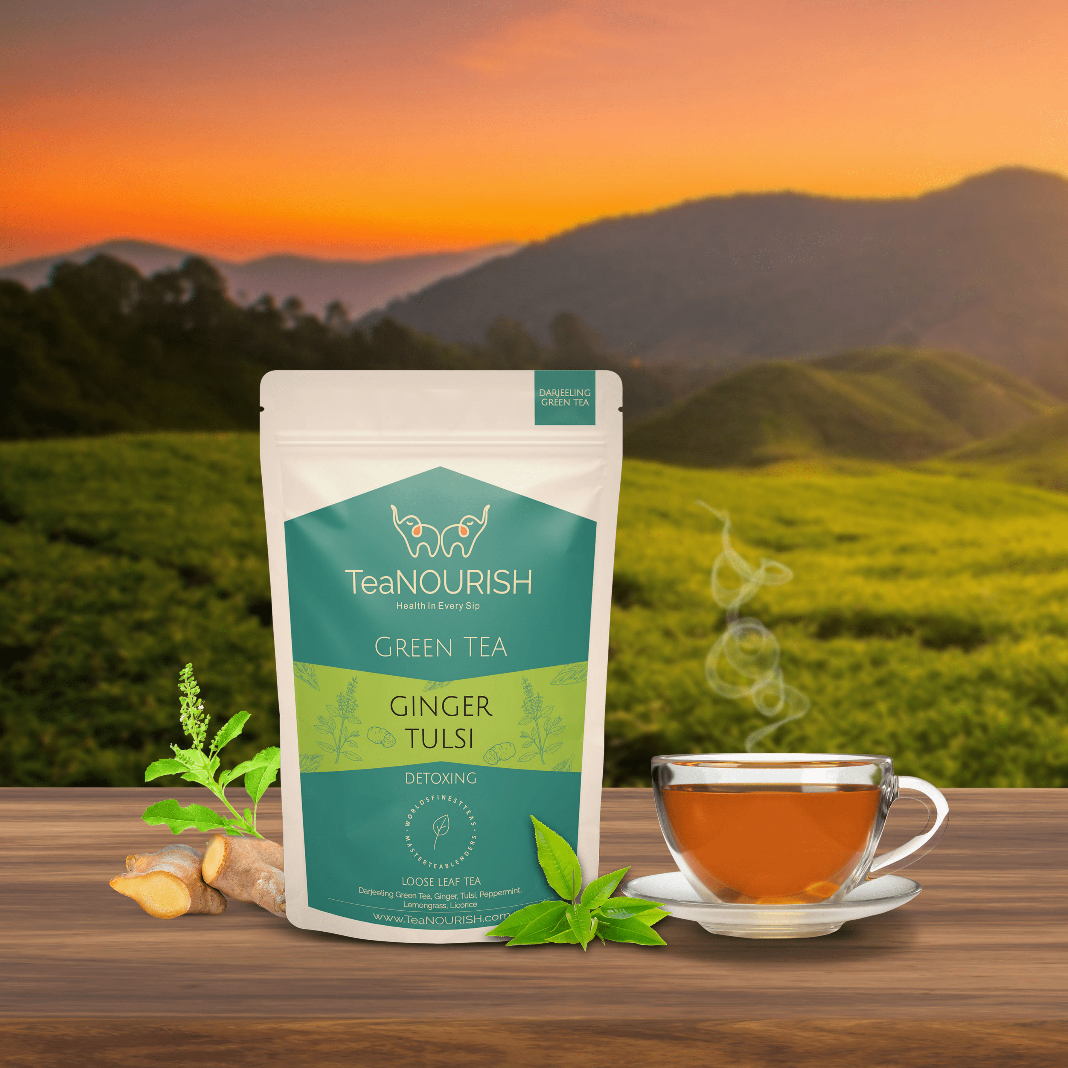 Ginger Tulsi Green Tea Product picture