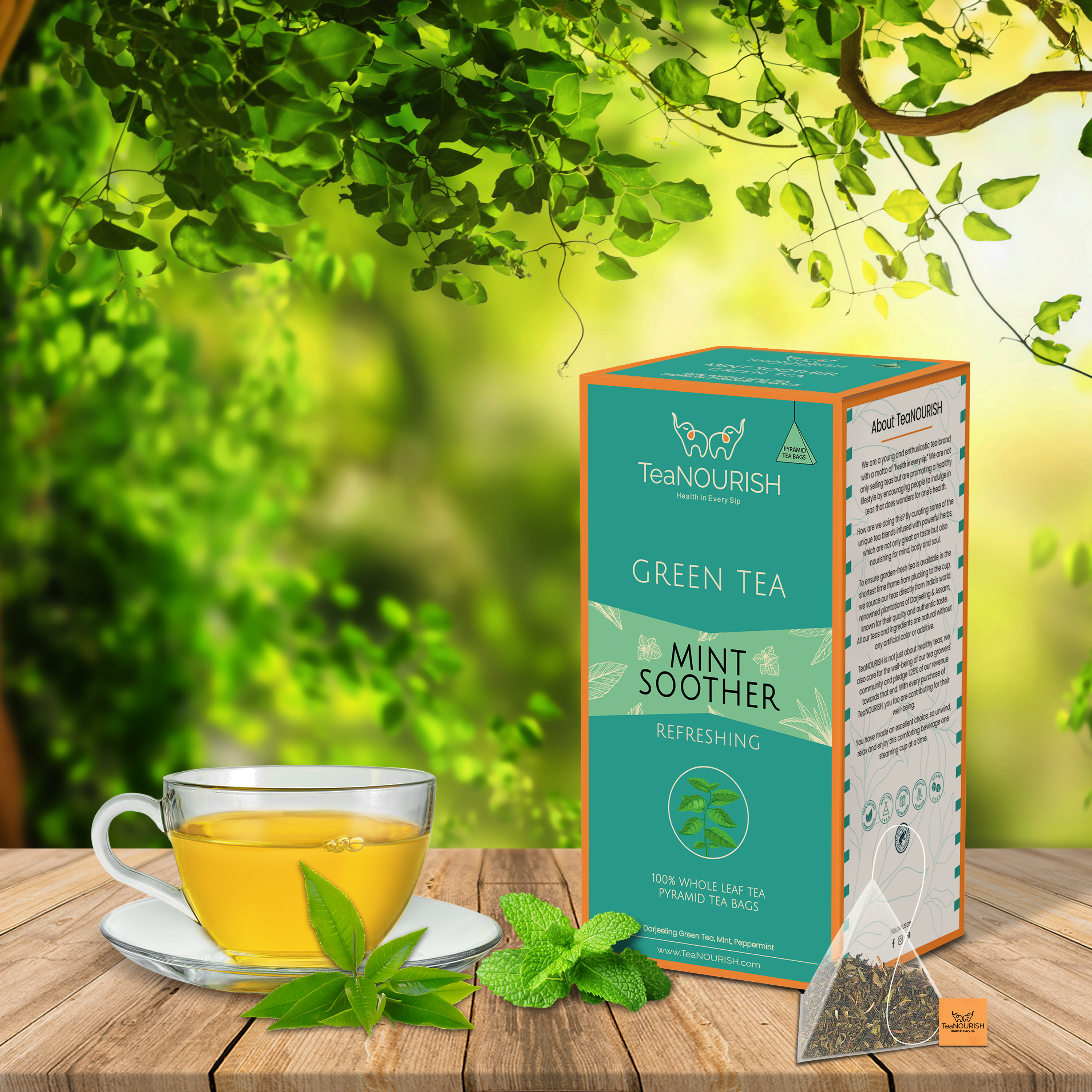 Mint Soother Green Tea - 20 Tea Bags