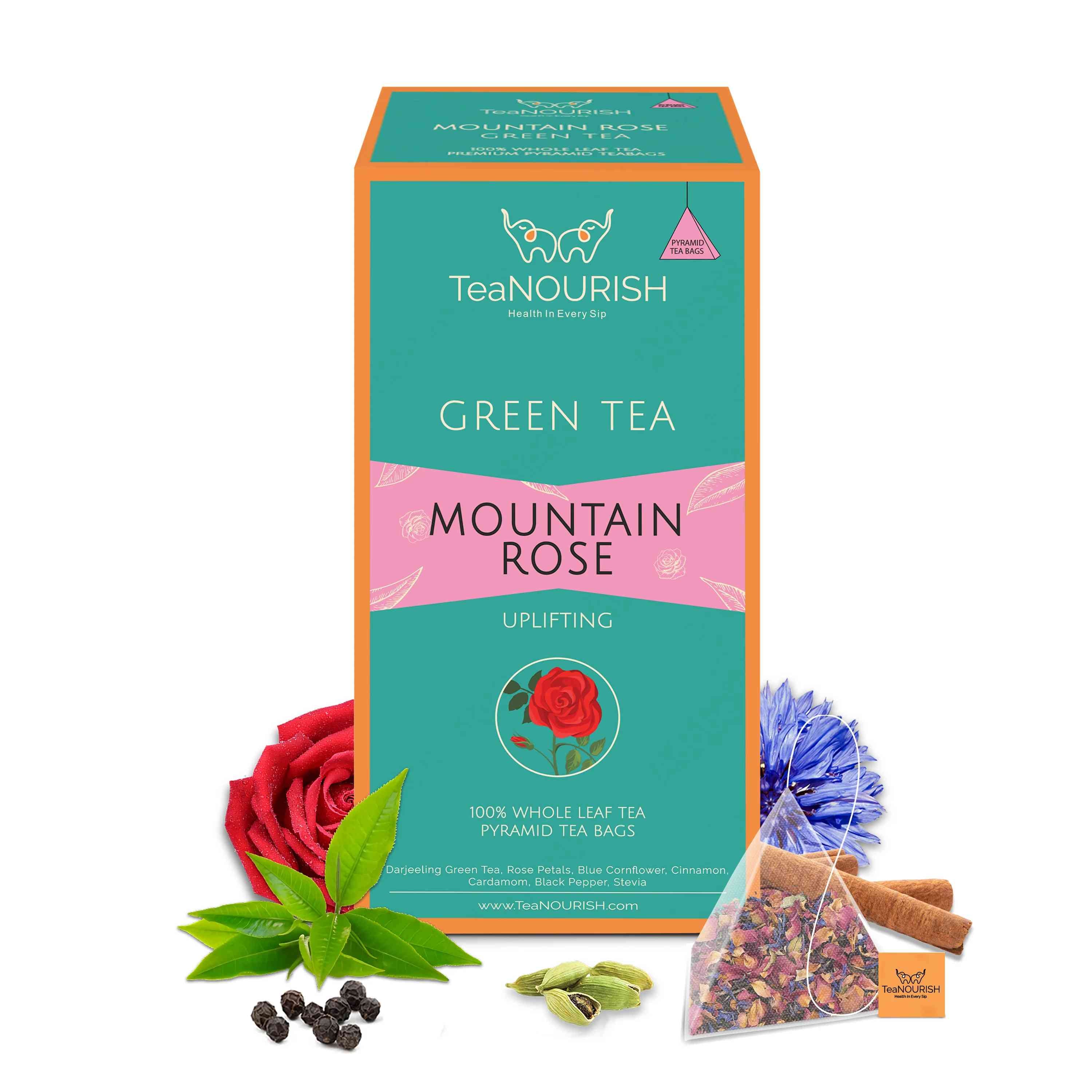 Mountain Rose Green Tea - 20 Tea Bags