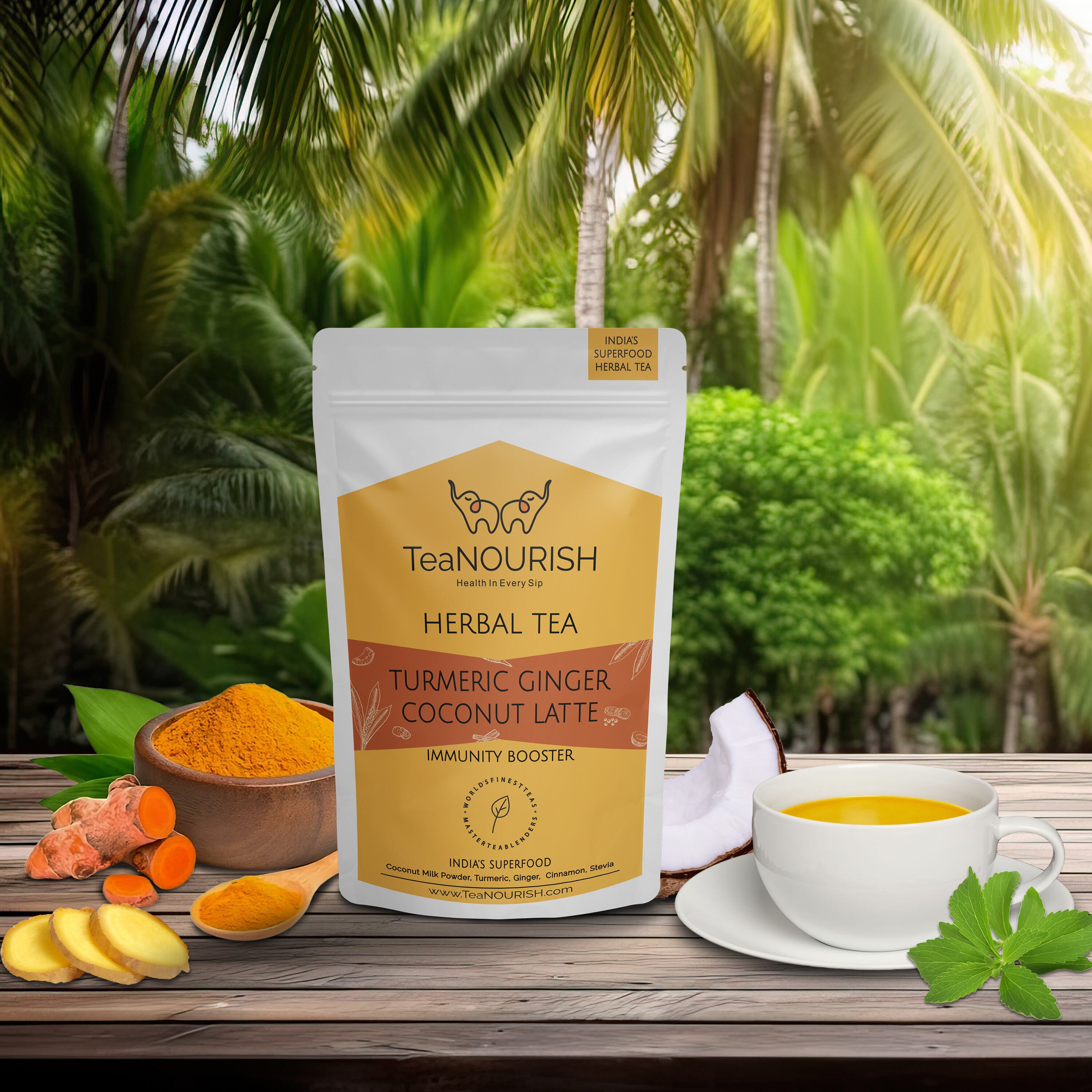 Turmeric Ginger Coconut Latte Product Picture