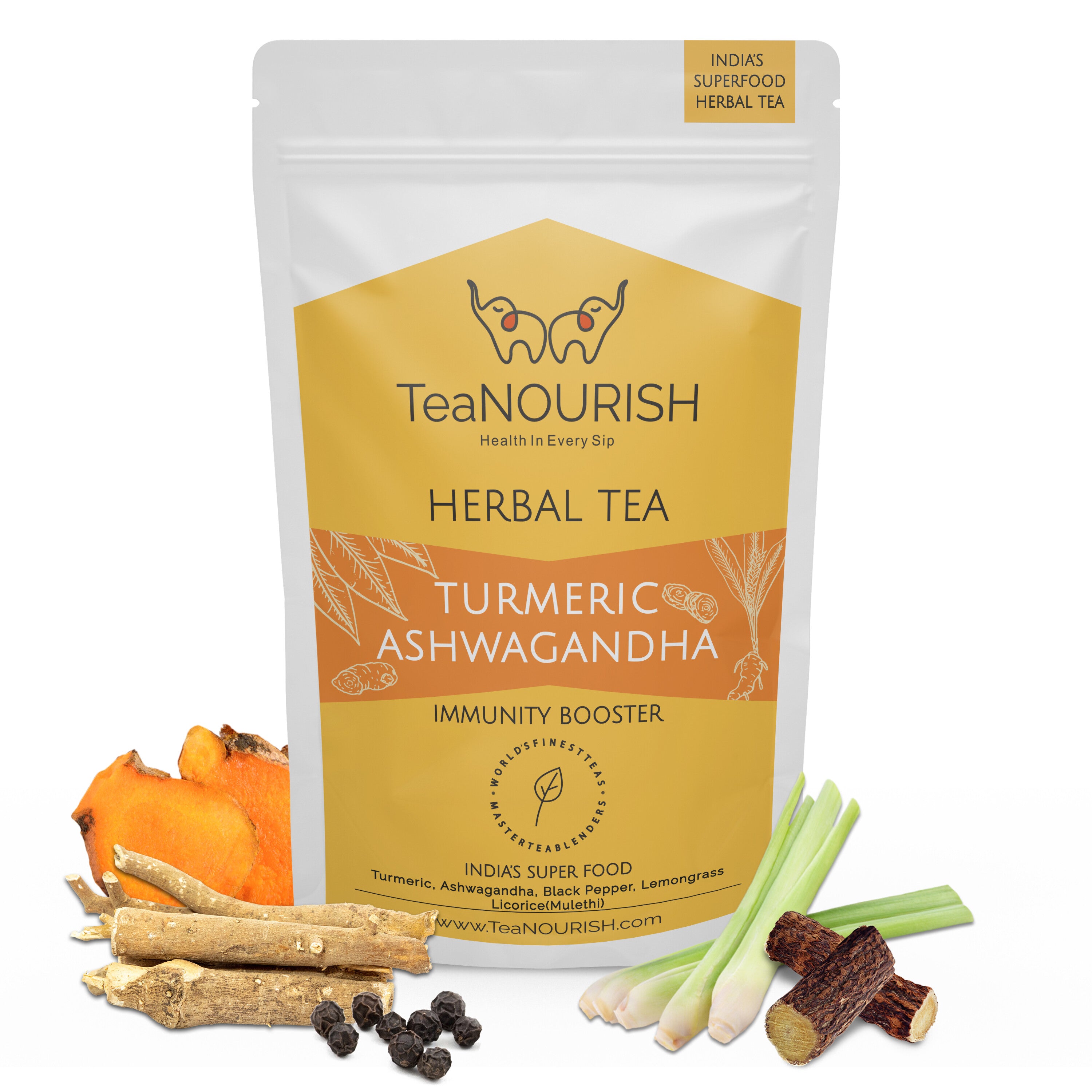 Turmeric Ashwagandha Herbal Tea Product Picture