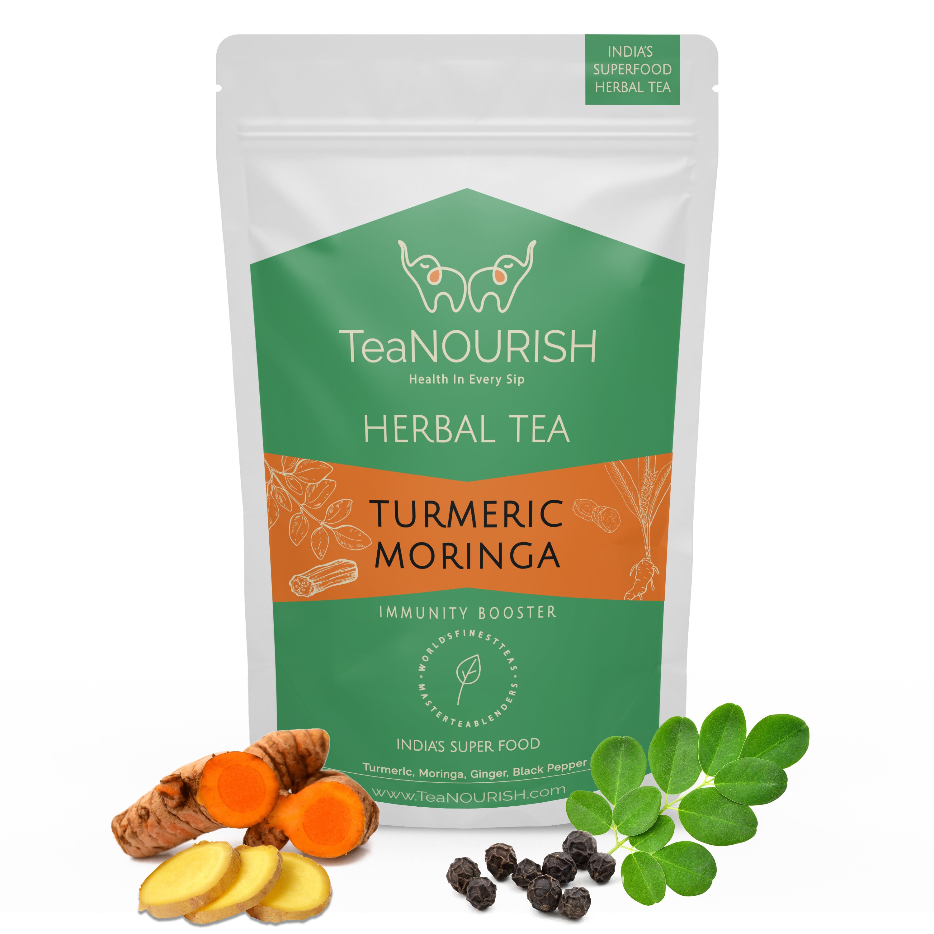 Turmeric Moringa Herbal Tea Product Picture
