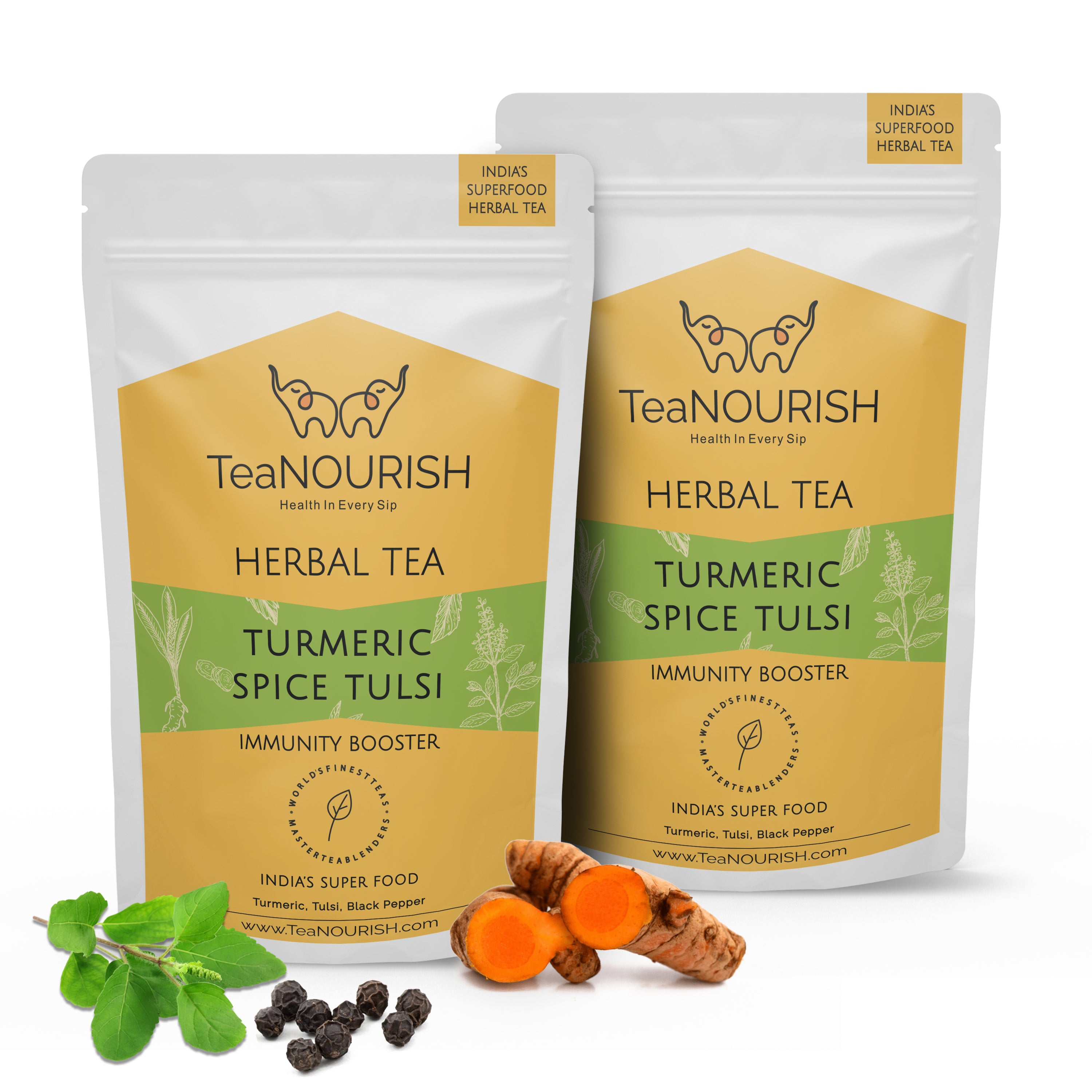 Turmeric Spice Tulsi Herbal Tea
