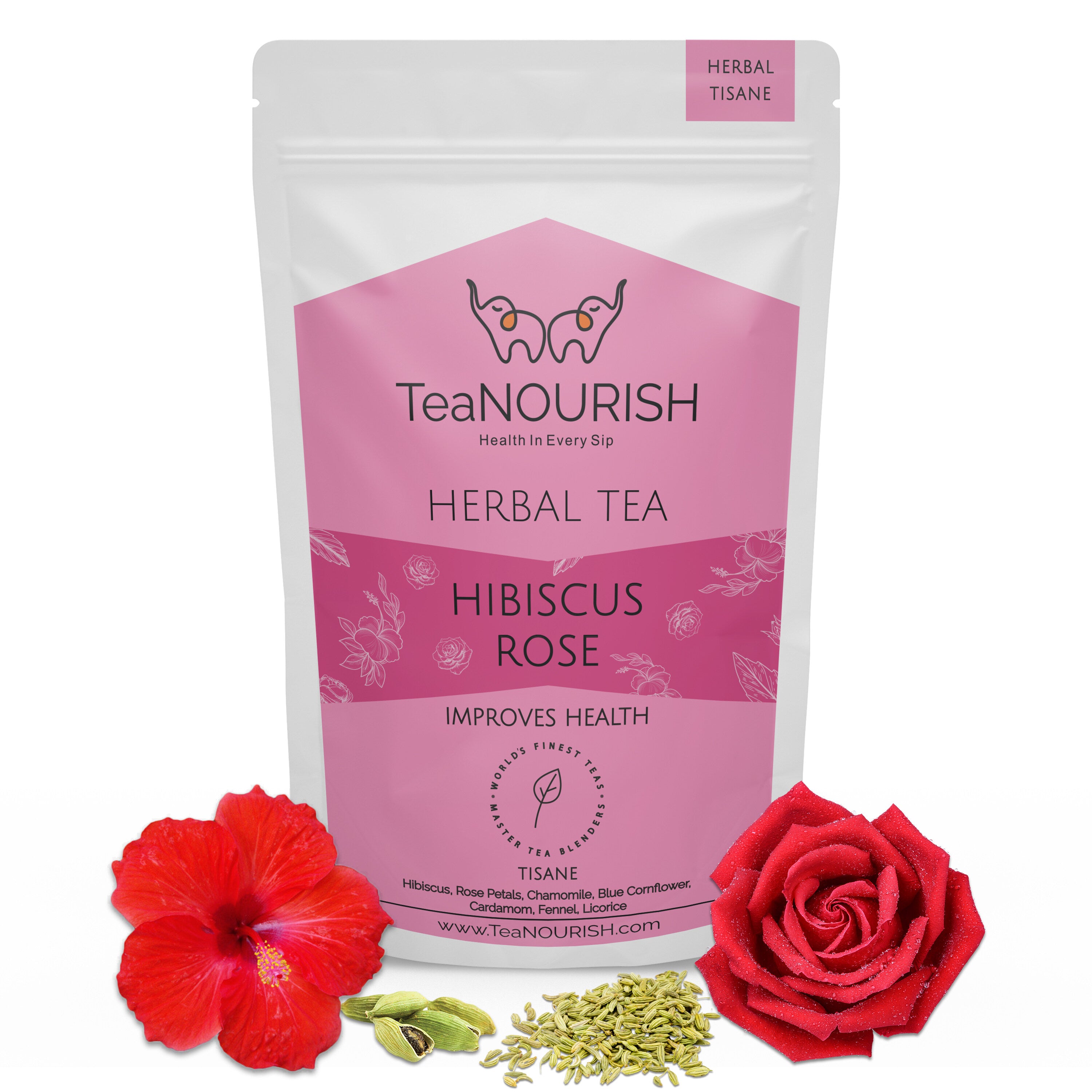 Hibiscus Rose Herbal Tea Product Picture